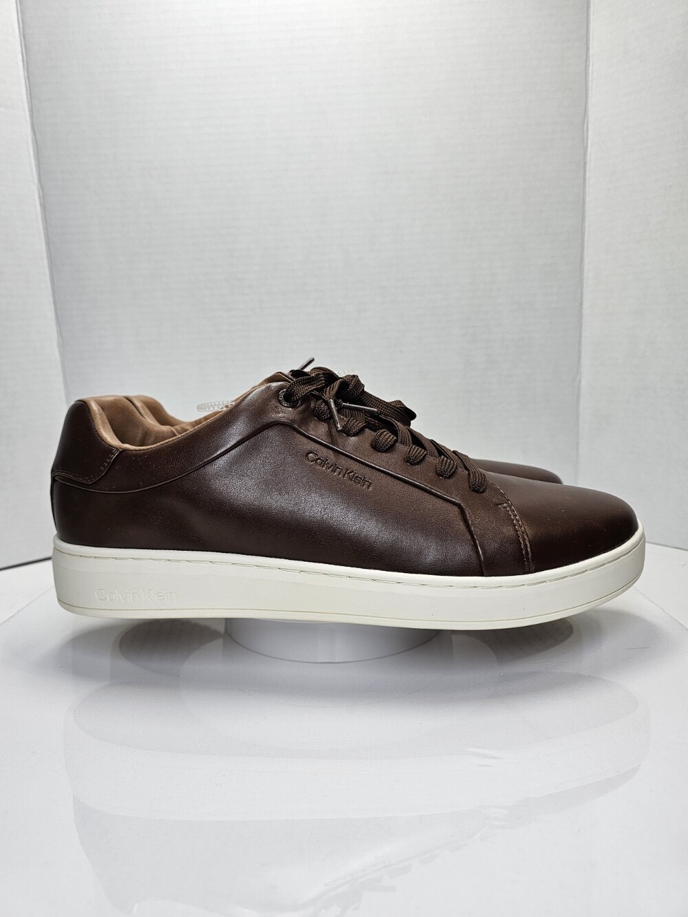 Calvin Klein Wivlo Men's Size 12 M Casual Sneakers Dark Brown CMWIVLO-R